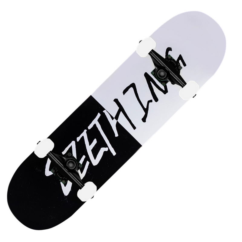 Black and white letters